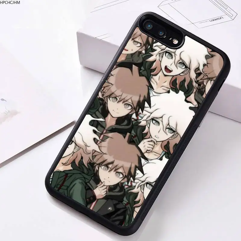 

Makoto Nagito Komaeda Phone Cases Rubber For iphone 12 11 Pro Max Mini XS Max 8 7 6 6S Plus X 5S SE 2020 XR cover