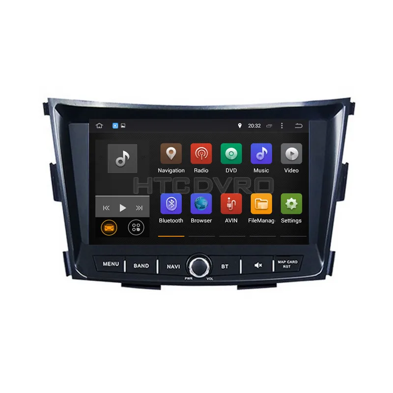 YMODVHT 8 дюймов 4G Восьмиядерный Android 9 0 7 1 автомобильный dvd-плеер для Ssangyong Tivoli 2015-GPS