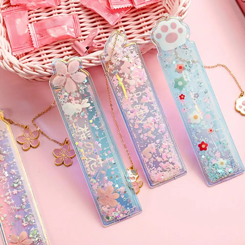 Лапа кролик бант Закладка Рисование линейка зыбучий песок для студентов