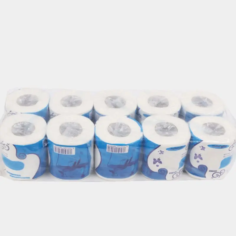 

5 Rolls Toilet Paper No Fluorescent Agent Soft Stronge 3-Ply Sheets Bath Tissue