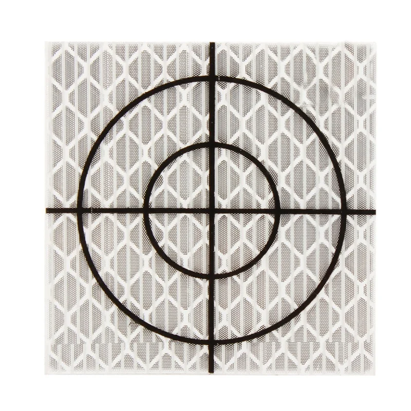 100Pcs Prism Measurement Reflector Sheet Reflective Tape Target Total Station Tunnel Survey 40X40Mm | Инструменты