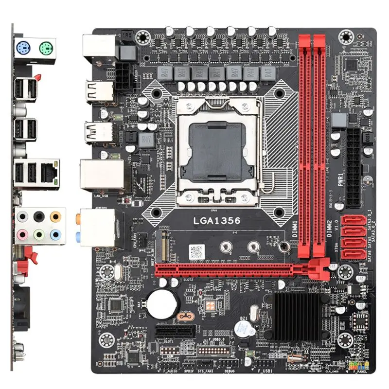 X9A LGA 1356 материнская плата поддерживает серверную память REG ECC и процессор LGA1356 xeon E5