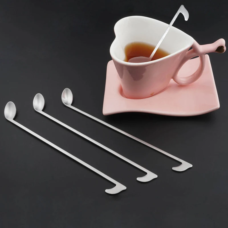 Кофейная ложка с музыкальной нотой из нержавеющей стали ковш десерт медовые