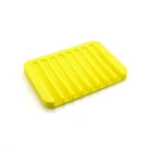 Многоразовый экологически чистый силиконовый держатель для мыла в ванную комнату, поднос для хранения, чехол BOM666