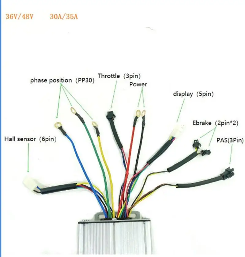 Когда нибудь 24 В/36 В/48 В KT LCD8S /LCD8H дисплей с контроллером прямоугольной волны 36