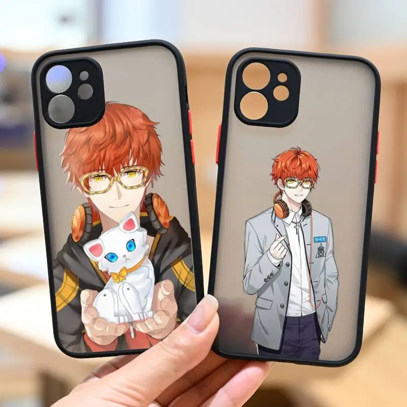 

707 Mystic Messenger anime Phone Case matte transparent For iphone 7 8 11 12 13 plus mini x xs xr pro max cover