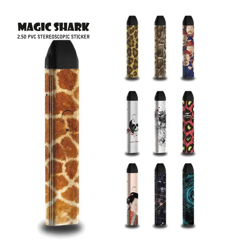 Модный чехол из ПВХ с изображением черепа леопарда змеи Забавный пышный пленка