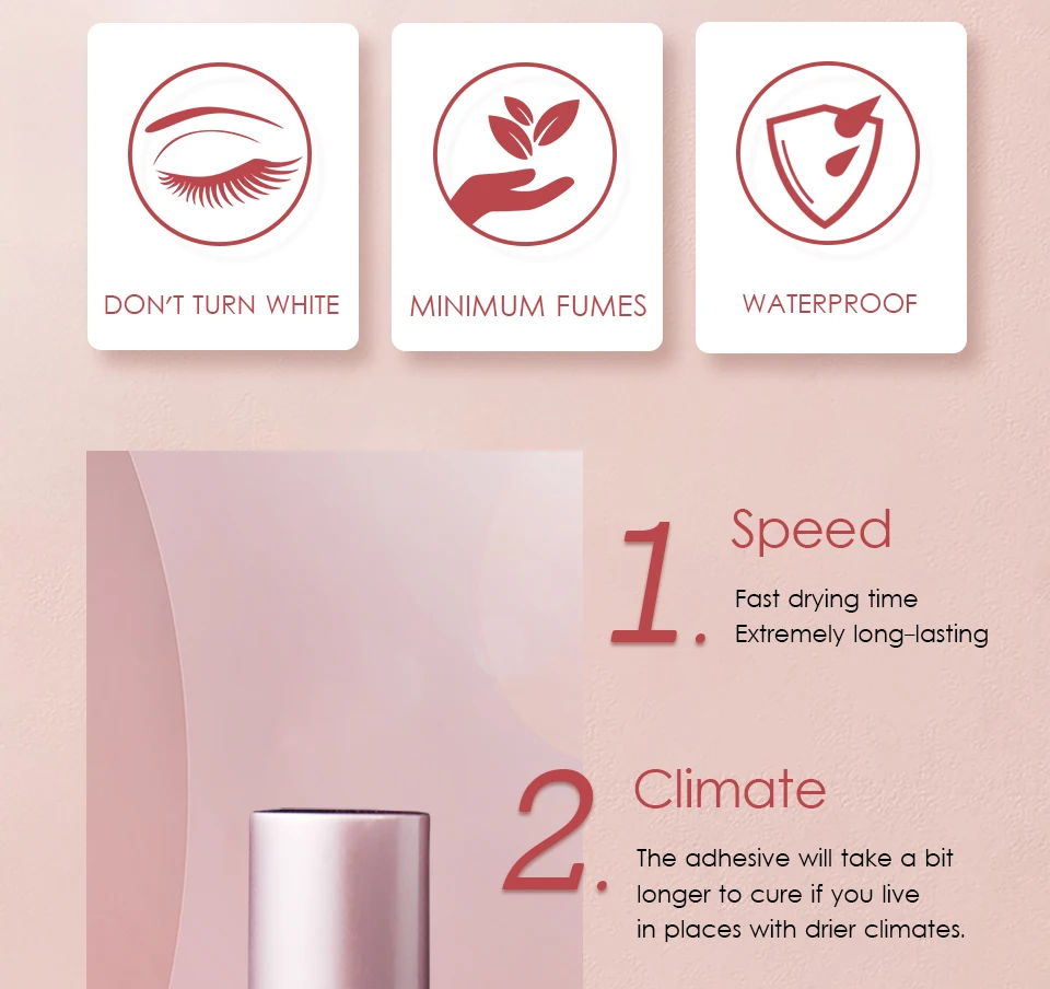 hieyelash 5ml Eyelash Extension Glue Private Label 2S Fast Drying Strong Adhesive Professional Glue For Grafted False Eyelashes