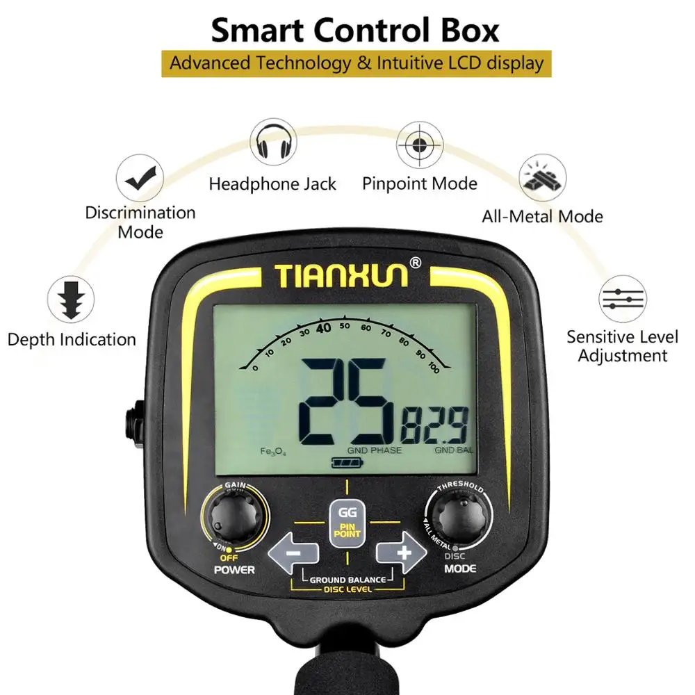 TIANXUN TX 850 Plus подземный металлоискатель Охотник за сокровищами водонепроницаемый
