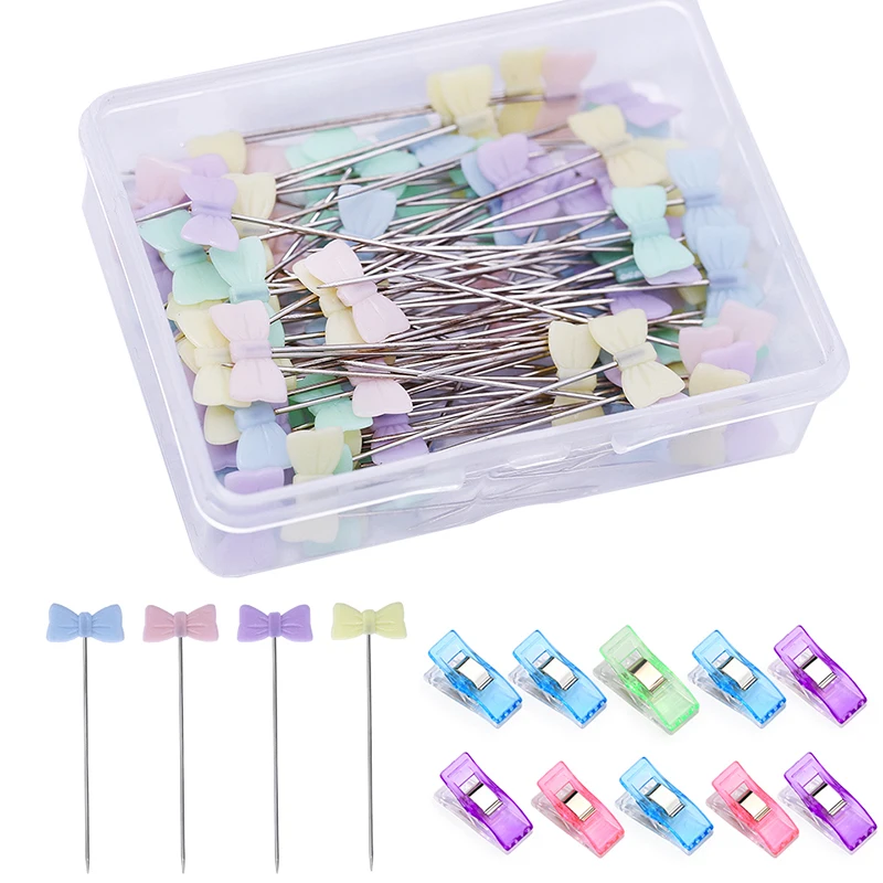 

Dailylike 30PCS Patchwork Pins Positioning Needle Sewing Tool Needle +10PCS Plastic Sewing Clips Sewing Accessories