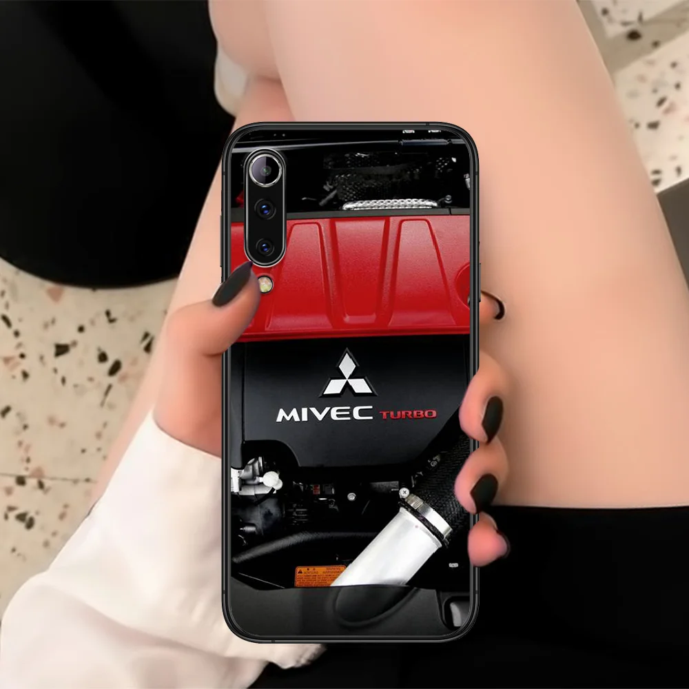 

Mitsubishi Racing Car Phone Case For XIAOMI Redmi K 3 4 5 6 7 8 9 10 20 30 A X Pro Ultra Black black Cover 3D Etui Pretty Funda