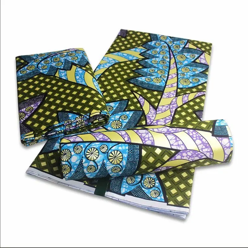 

African Fabric Golden Wax Real Wax Ankara Prints fabric cotton High Quality 6 yard African Fabric for Gifts sewing for Dresses