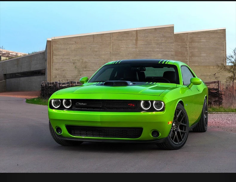 AKD автомобильный Стайлинг для Dodge Challenger фары- Challenger светодиодный Светодиодный фонарь Drl Bi Xenon автомобильные аксессуары