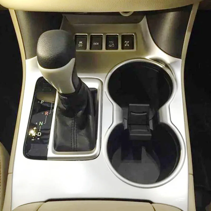Матовый внутренний держатель стакана для воды из АБС пластика Toyota Highlander Kluger 2014 2018