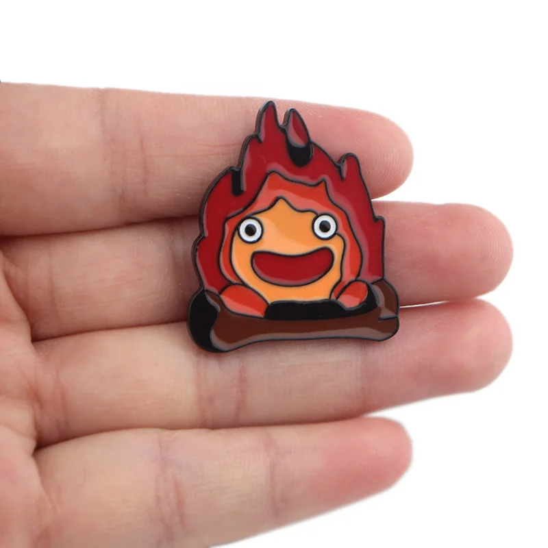 

K503 Howl's Moving Castle Movie Pins Metal Brooches and Pins Enamel Pin for Backpack Badge Brooch T-shirt Collar Jewelry 1pcs