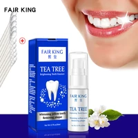 tea tree teeth whitening essence oral hygiene cleaning serum removes plaque stains fresh breath tooth bleaching dental fair king