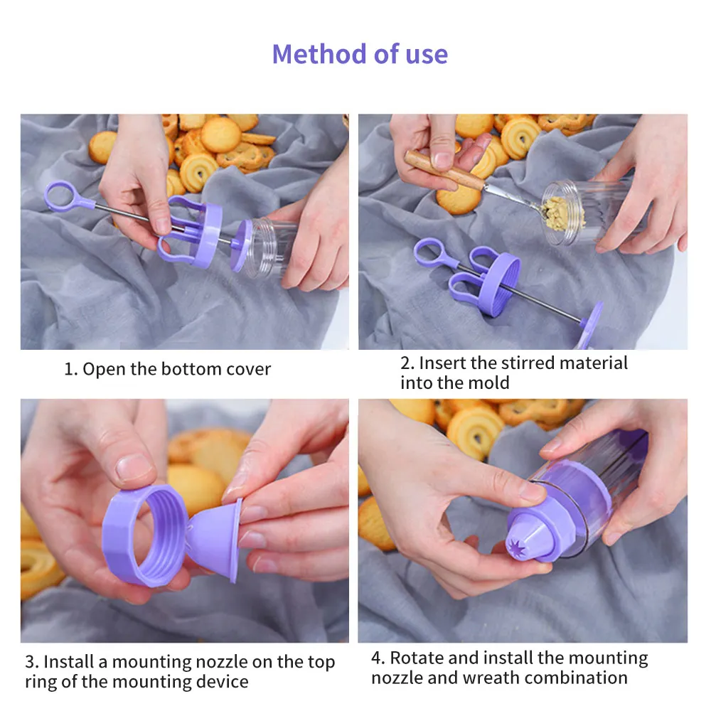 1 Набор экструдер для печенья пресс форма DIY инструменты выпечки кухонные гаджеты