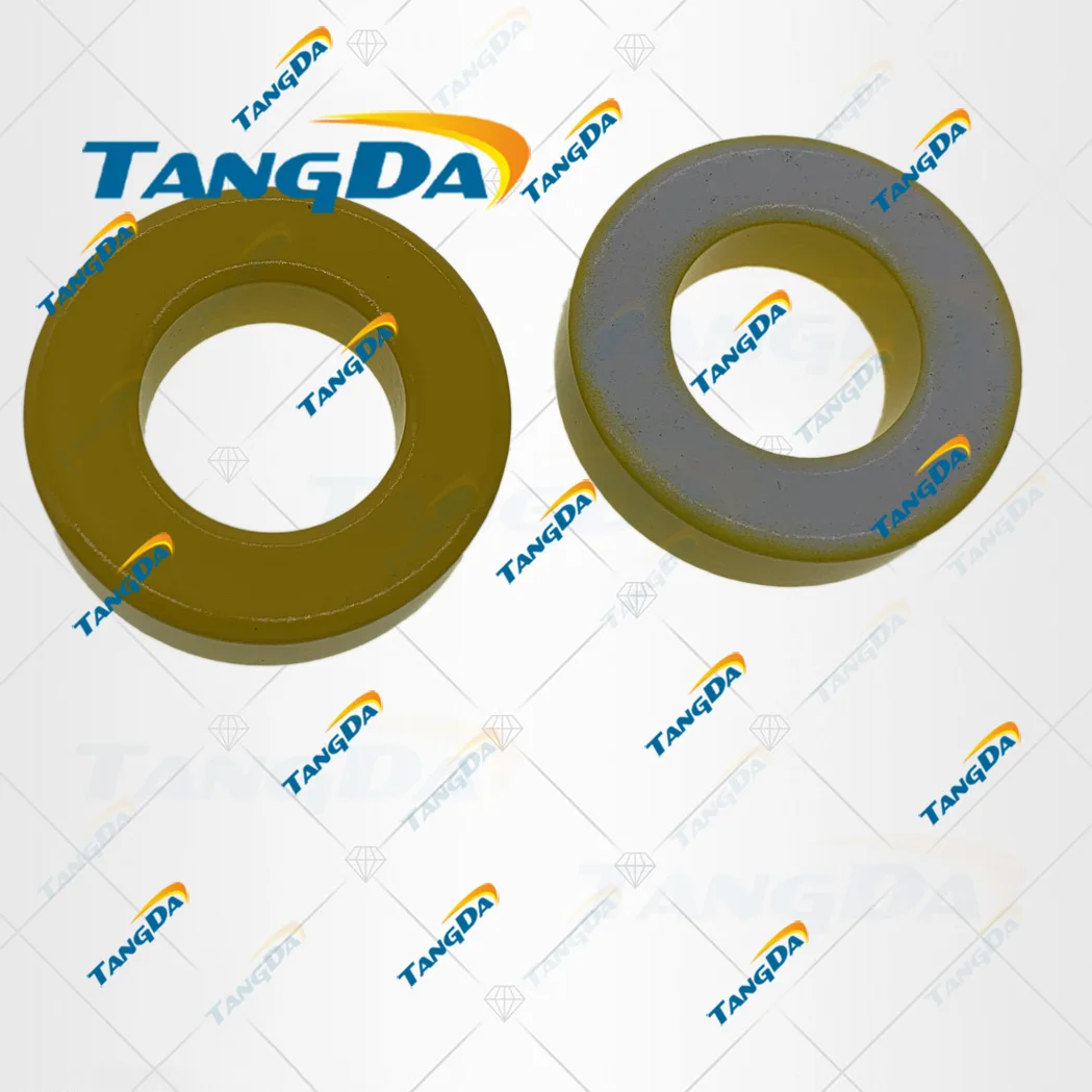 

Сердечники из железа TANGDA, внешний диаметр * внутренний диаметр * высота 39*21*11,5 мм, 96 нГн/N2 75ue, железный сердечник пыли, желто-белый T