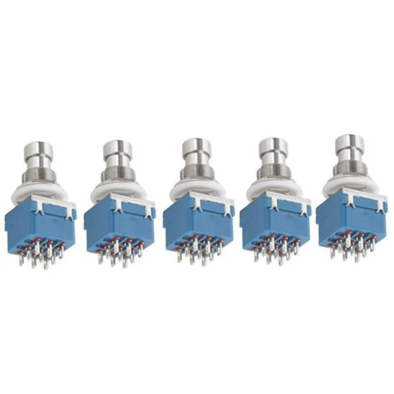 

5Pcs New 9PIN 3PDT Foot Switch for DIY Guitar Effects Pedal Kits
