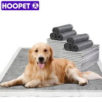 hoopet carbon fibre dog cat diaper large super absorbent training high quality pads with thick and leak proof liners