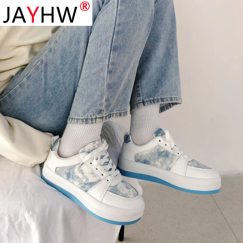 

JAYHW 2022 New Sneakers Women Vulcanized Shoes Ladies Canvas Breathable Slip-On Sport Shoes For Female Fashion Casual Shoes