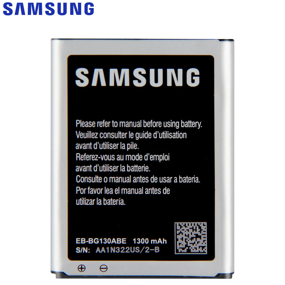 Оригинальная запасная батарея SAMSUNG аккумулятор для Samsung Galaxy Star 2 Pro Star2 G130 1300 мАч с