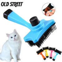 5 colors puppy cat faded comb plastic pet dog hair brush grooming dogs cats brushes pet pet products