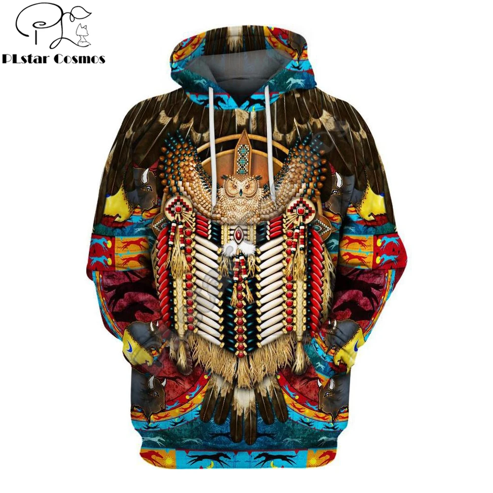 Новинка 2019 модная Толстовка PLstar Cosmos в богемном стиле худи с объемным принтом Совы