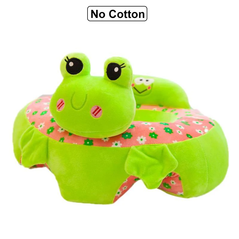 No cotton 01 Детский чехол для дивана с героями мультфильмов, детский стульчик для кормления, диван, кожа, Детский плюшевый стульчик, поддержка детей, учатся сидеть, тренировка, плюшевая игрушка - Цвет: No cotton 01