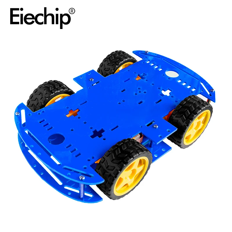1/set 4WD Smart Robot Car Chassis Kits TT motor Single-layer double-layer trolley chassis For Arduino kit | Электронные