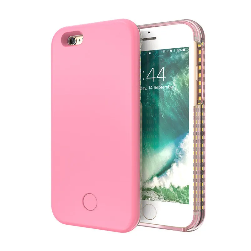 KISSCASE светодиодный легкий Чехол для iPhone X XS MAX XR 8 7 модный светящийся чехол 6 6S Plus 5 5S