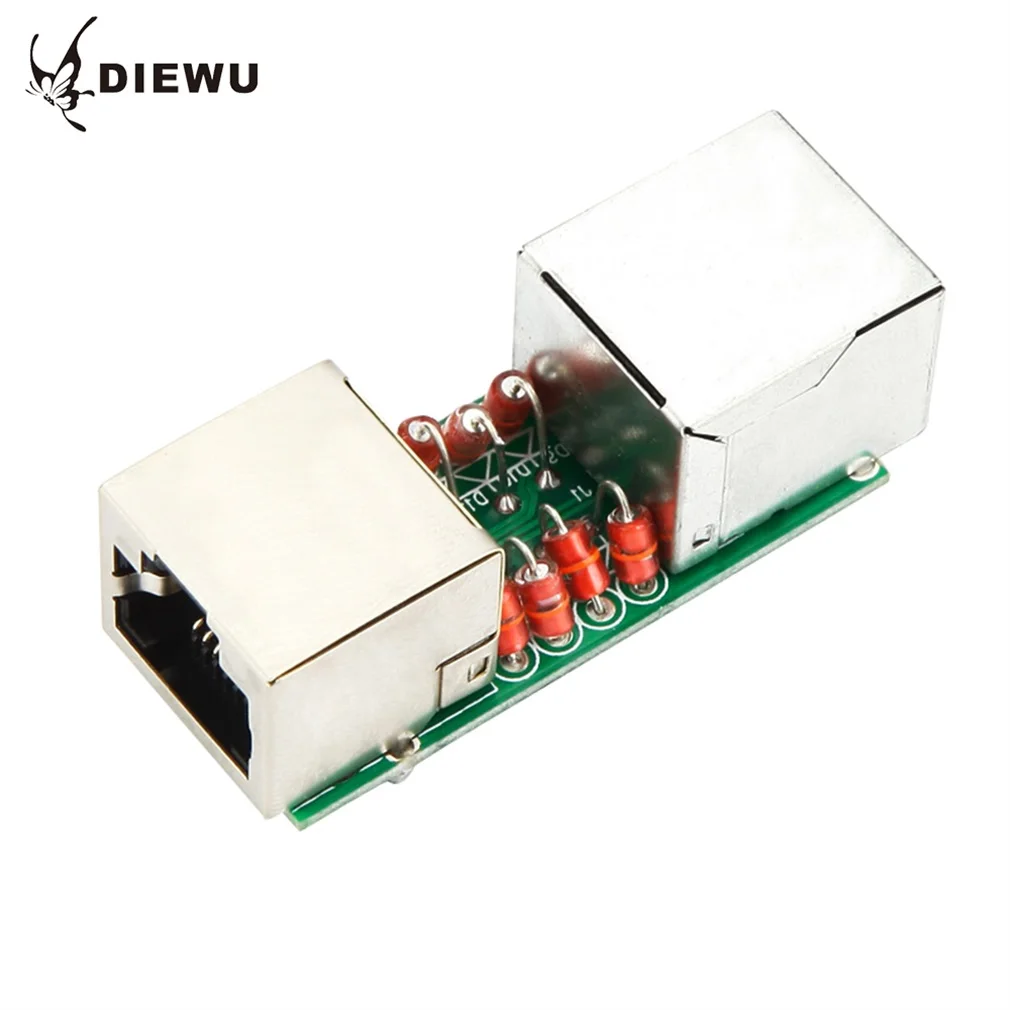 DIEWU RJ45 Сетевой интерфейсная защита от молнии, удлинитель, коннектор, кабель, вилка, разъем для телефона и компьютера.