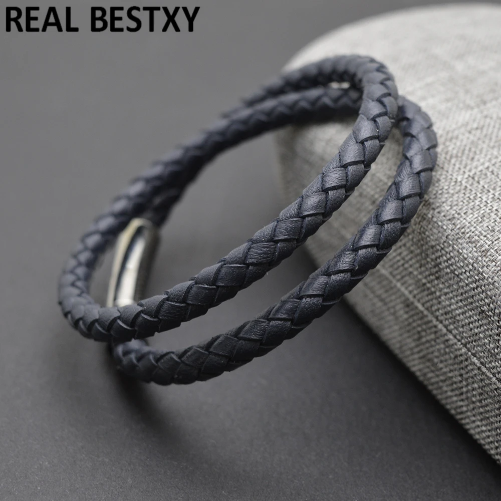 5 шт./лот браслеты из натуральной кожи с логотипом на заказ для мужчин и женщин