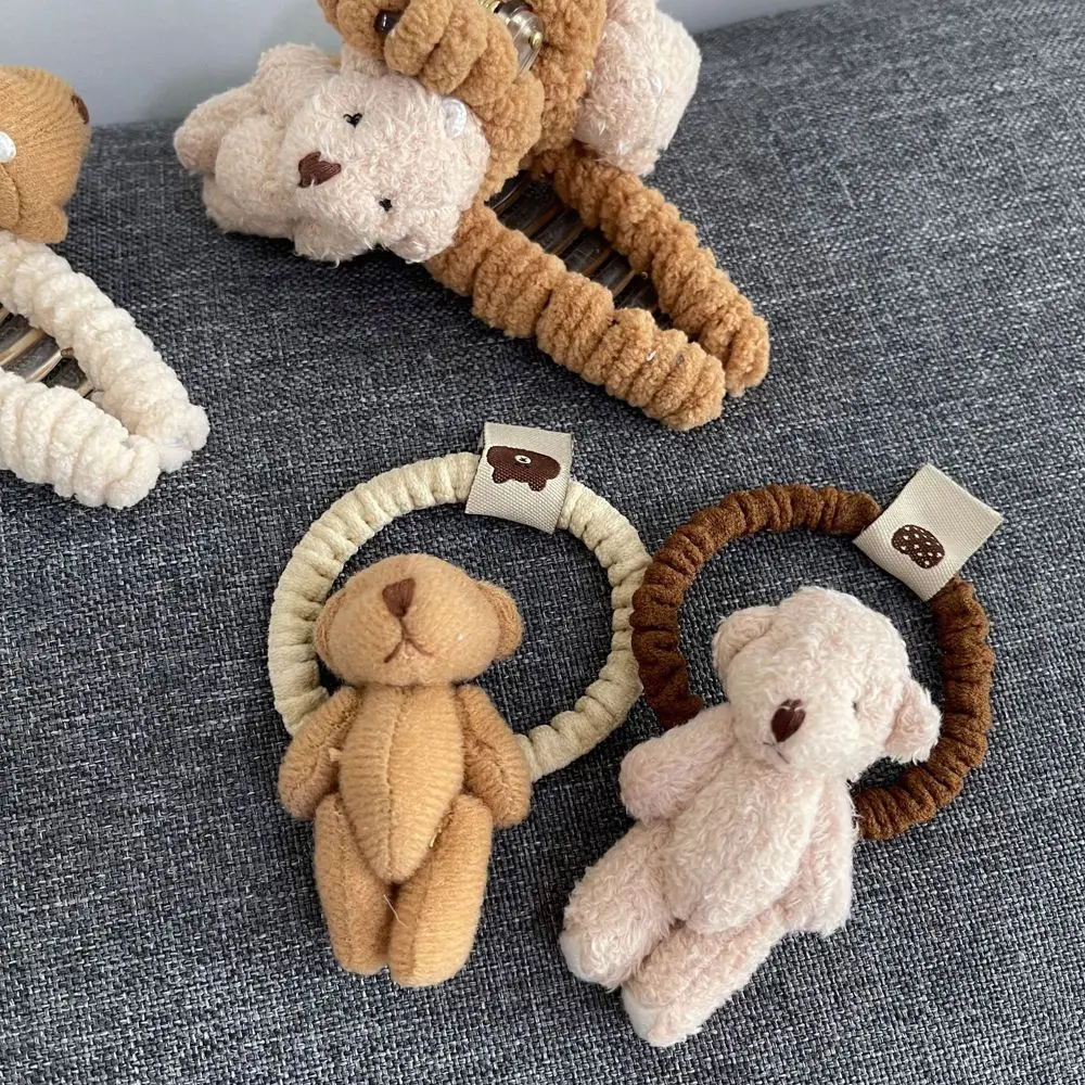 1 шт. милый плюшевый медведь головной убор модный мультяшный молочный чай кольцо