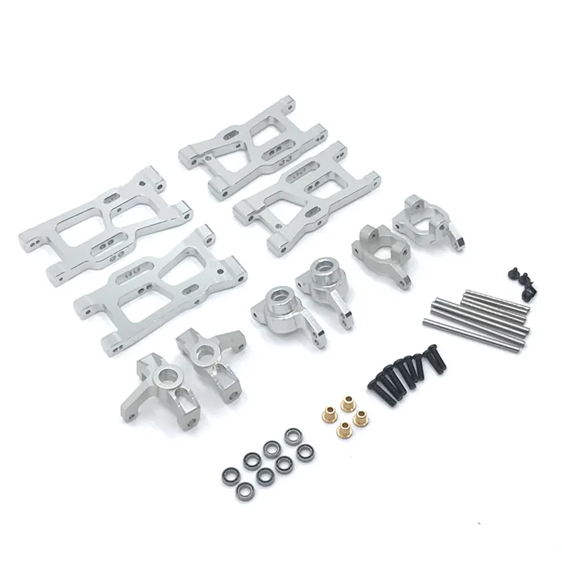 

Metal Steering Cup Swing Arm Upgrade Parts Kit for WLtoys 144001 1/14 124018 124019 1/12 RC Car Accessories