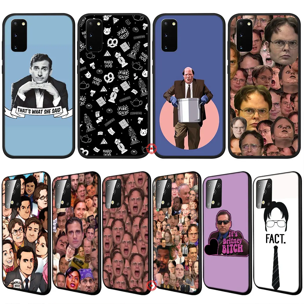 IL52 офисный Мягкий силиконовый чехол для Samsung Galaxy S20 Ultra S10 S9 S8 Plus Lite S10E S6 S7 Edge A91 A81 A71