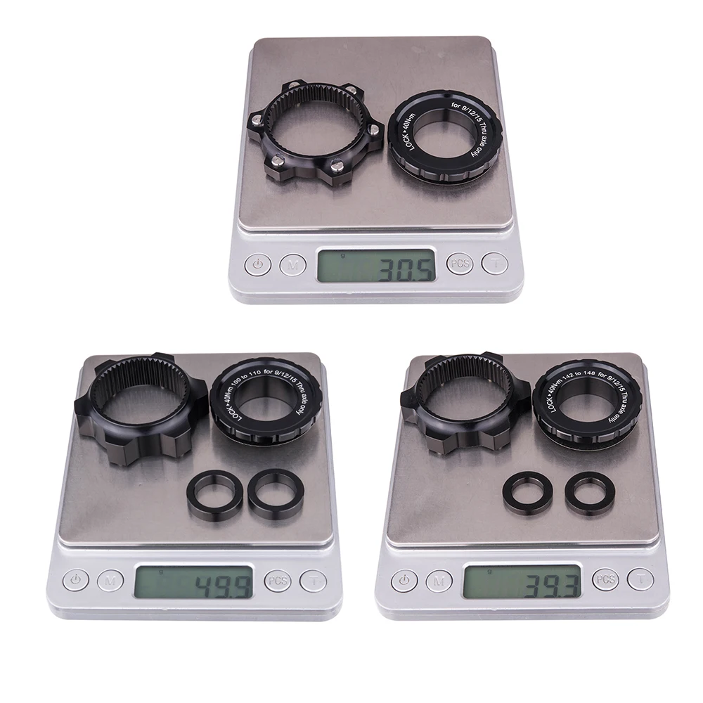 

ZTTO Bicycle Hub Center Lock Adapter to 6 Bolt Disc Brake Boost Hub Spacer 15x100 to 15 x 110 Front Rear Washer 12x148 Thru Axle