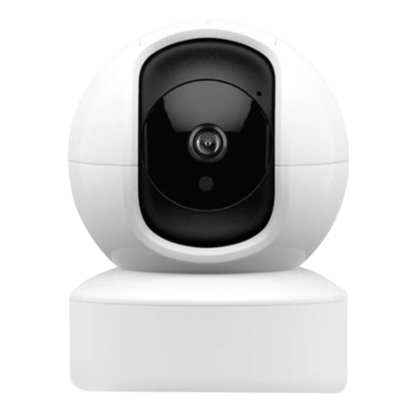 

Комнатная камера видеонаблюдения с Wi-Fi, камера для дома с углом обзора 360 градусов и функцией ночного видения, с обнаружением звука, с гумано...