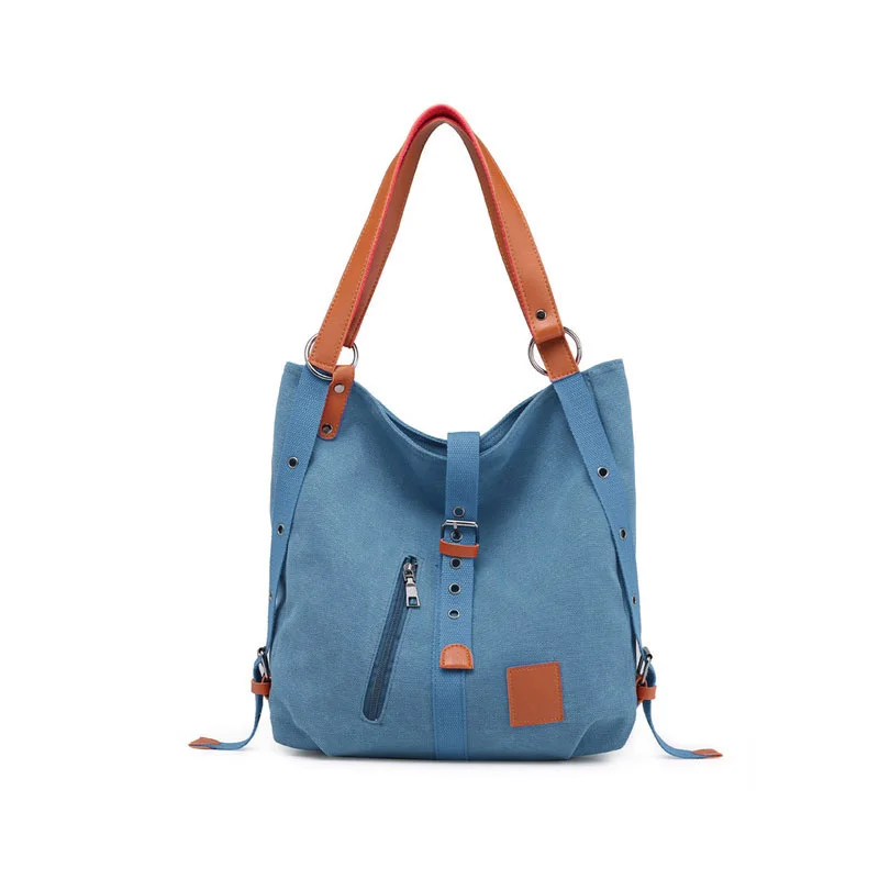

Large Capacity Canvas Women Shoulder Bag High Quality Multifunction Women Handbag For Students School Travel Bags