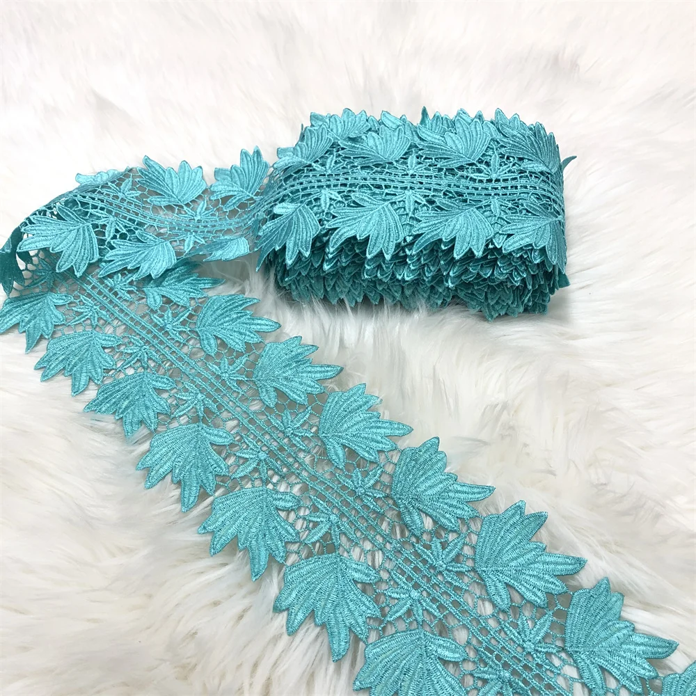10yards Lace Ribbon Trims Garniture Cloth Accessories Trim Embroidered For Sewing Decoration African Fabric DIY Material - купить по