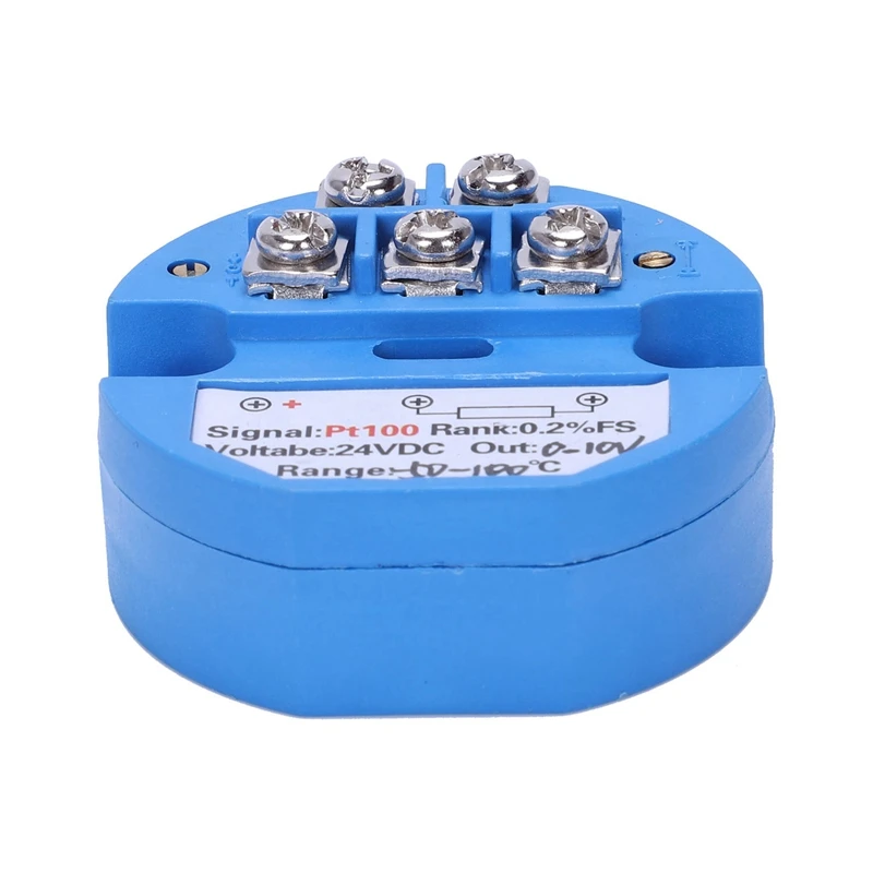 

SHGO HOT-RTD PT100 Temperature Transmitter DC24V Minus 50 ~ 100 degree Output 0-10V