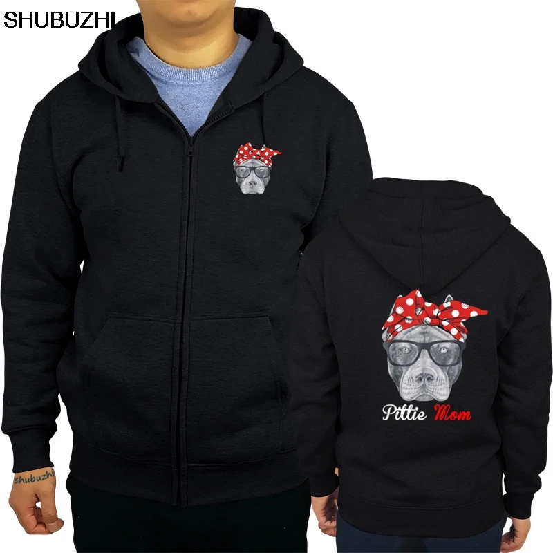 

Рубашка Pittie Mom для питбуля, собака любит-День матери, подарок-рубашка, зимний стиль, новинка худи, мужские топы, толстовки, зимняя Толстовка ...