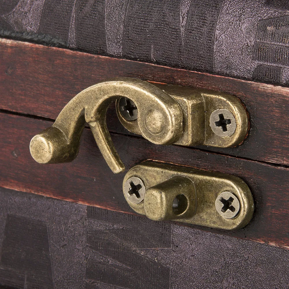 5Pcs Vintage furniture accessories Jewelery Box Suitcase Lock Hook Case Hasp Hinge Latch Bronze Tone Catch Decorative | Обустройство