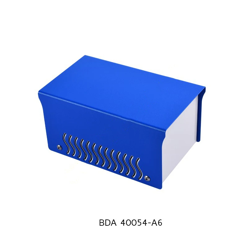 BDA40054-A6 Железная коробка для электронных проектов diy чехол для инструментов Заказная коробка для динамиков Железный настольный корпус распределительная коробка 180*120*100 мм - Цвет: BDA40054-A6