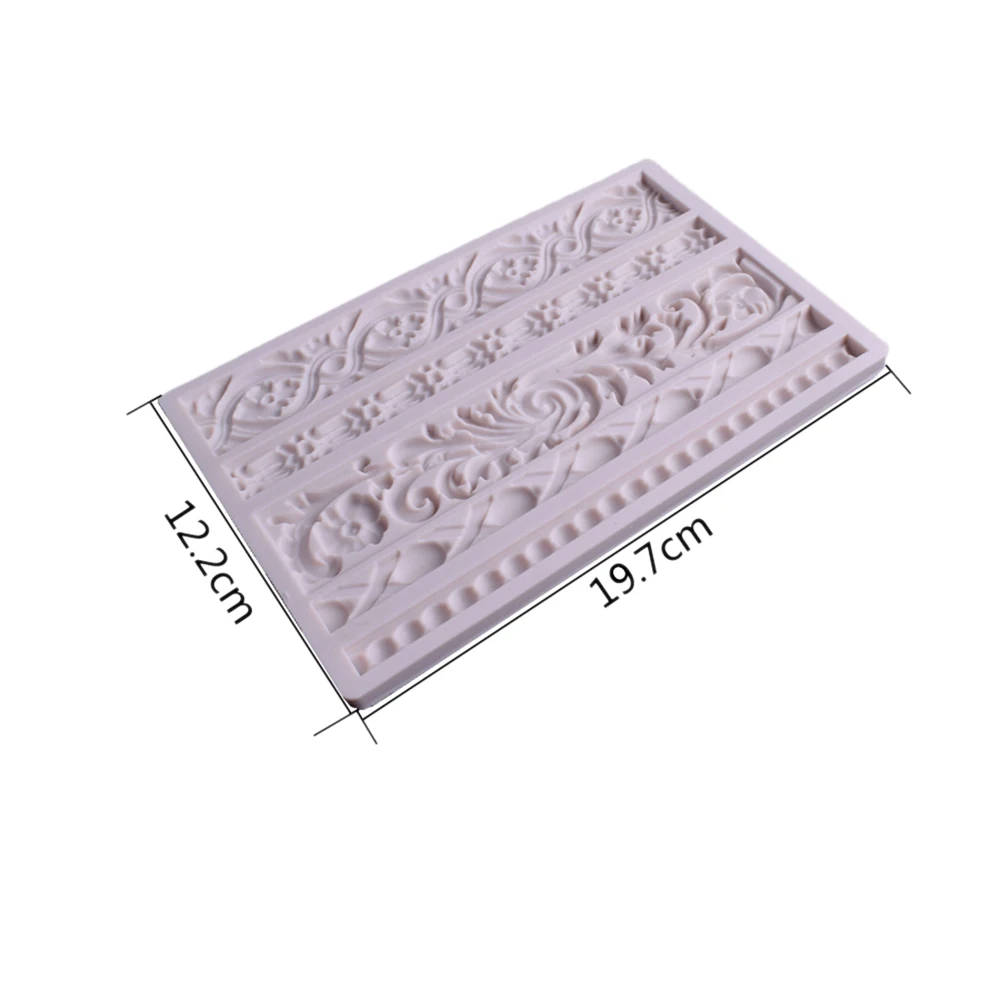 Рыбья чешуя коры складки силиконовая форма помадка шоколадное печенье конфеты