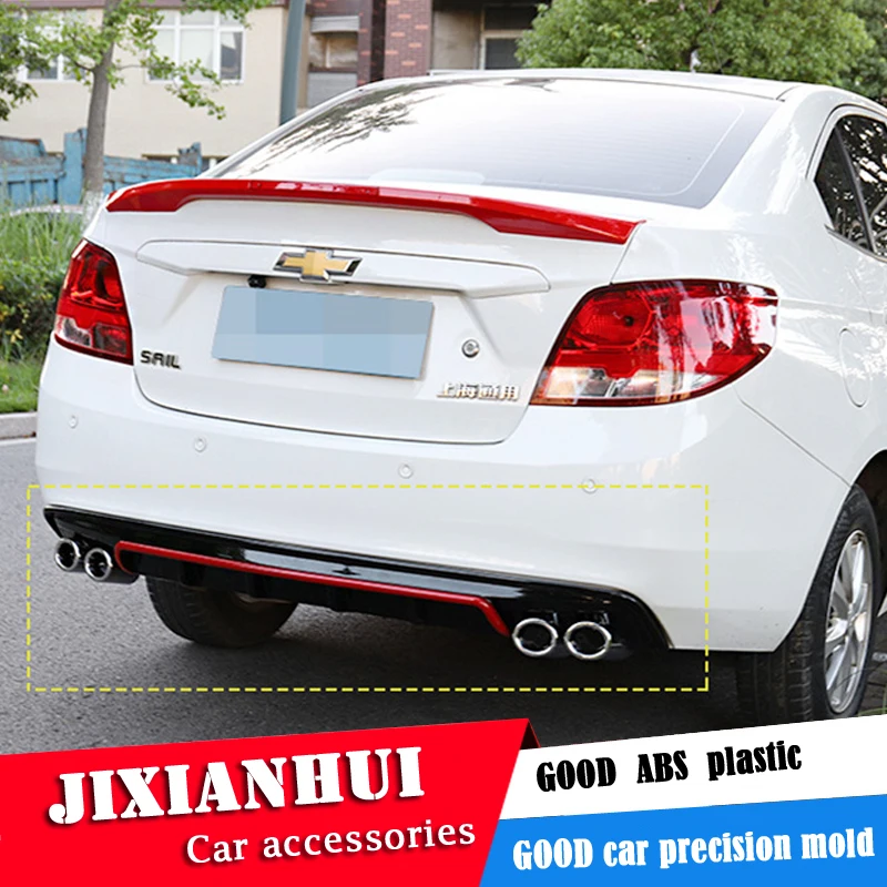 Комплект спойлера ДЛЯ корпуса паруса 2015 2017 для Chevrolet SAIL DCS ABS задний спойлер