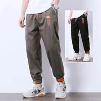 mens joggers pants springsummer casual pants male loose korean teenagers 9 capri pants harlan ankle banded pants street fashion