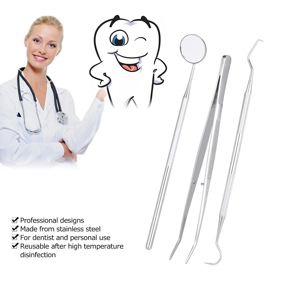 3 шт./упак. гигиена полости рта Набор инструментов стоматолога стоматологический