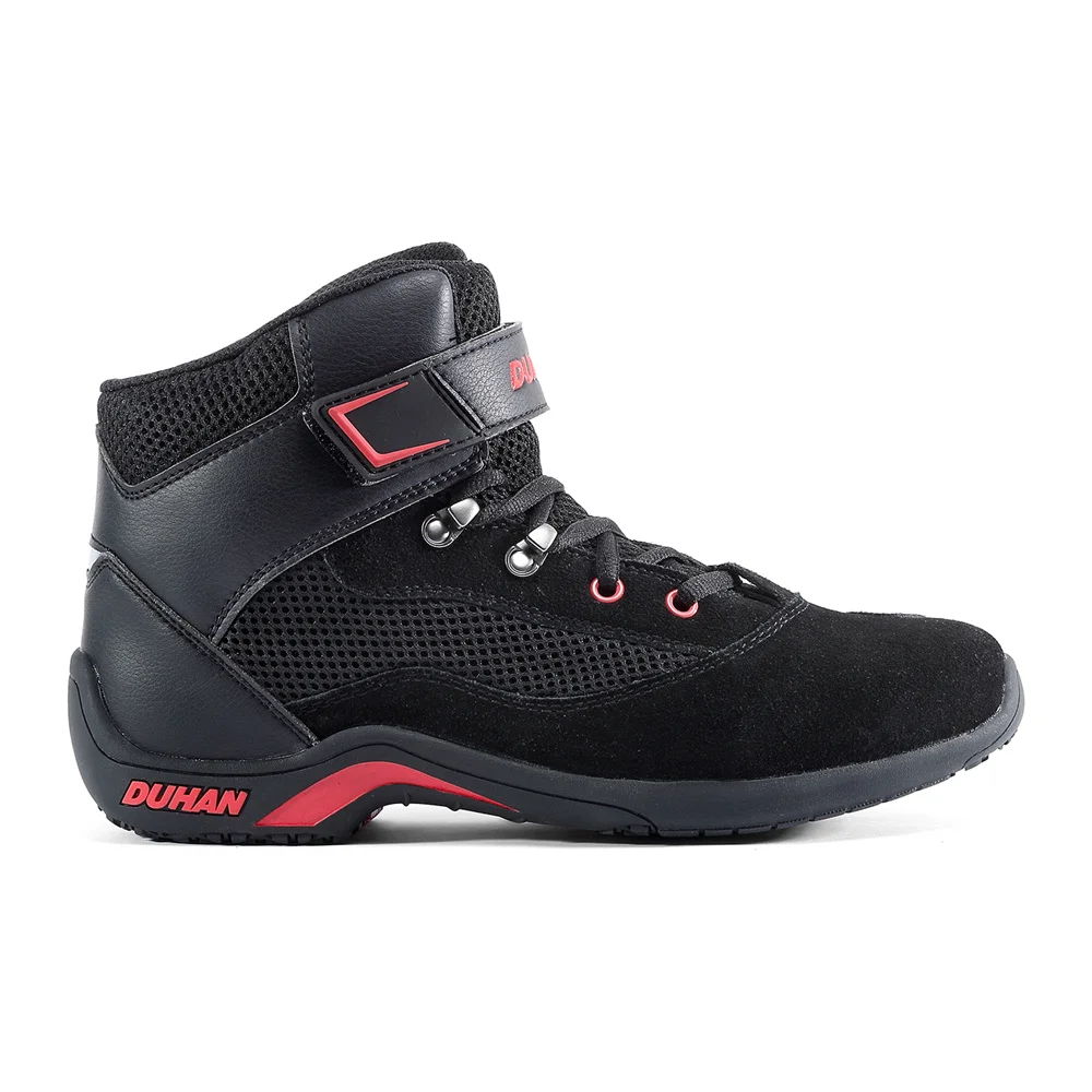 

Motorcycle Riding Shoes Motorbike Biker Chopper Cruiser Touring Ankle Shoes Moto Genuine Cow Leather Boots Bota de moto