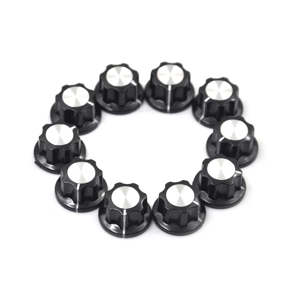 

MF-A01 A01 Potentiometer Bakelite Plastic Governor Knob 10pcs